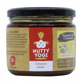Nutty Yogi Cinnamom Honey   Glass Jar  400 grams
